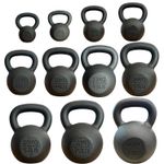 Chase Fitness 4 - 40kg Kettlebells Cast Iron Weight Fitness Exercise Home Gym