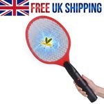Bug Zapper Racket Electric Fly Swatter Mosquito Bat Wasp Insect Pest Killer