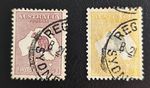 Australia 5s & 2s Kangaroo 1921 WZ3 - VG/Mi/Scott with KW - Private
