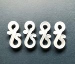 Gutter Hooks Outdoor Light Hooks, Garden string light clips, Set of 48