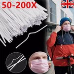 50-200Pcs Nose Bridge Strips Self Adhesive Metal Wire Set For DIY Face Mask UK
