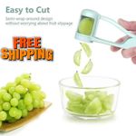 Grape Cherry Slicer Cutter Tool Auxiliary Kitchen Food Fruit Splitter random col