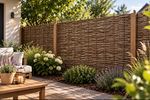 NATURAL WILLOW & HAZEL FENCING
