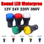 LED Dash Panel Warning Pilot Light Indicator Lamp Car Van Boat 12V 24V 220V 380V