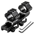 Quick Detach Scope Mount  1"/30mm Ring Cantilever Flat Top 20mm Picatinny Rail