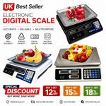 40kg Digital Electronic Weighing Price Computing Food Weighting Shop Scales UK