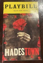Hadestown May 2025 Playbill Ali Louis BOURZGUI, Myra Molloy, Daniel Breaker