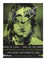 KINGS OF LEON ENTIRE GROUP AUTOGRAPHED SIGNED A4 POSTER POSTER PRINT