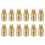 25 Grain Archery Arrow Insert 0.244 Inch  Brass Arrow Weight Bolt 12pcs