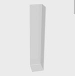 Pack of 10 300mm Freefoam Plain Fascia Board External Corner  White