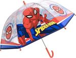 Marvel Spiderman Umbrella Kids Childrens Transparent POE Dome Umbrella