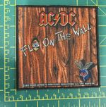 AC/DC Fly On The Wall Woven Sew On Patch Officially Licensed Patch