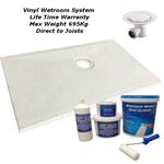 Wet room & Wetroom Kit for Vinyl Floor Coverings in Shower Rooms