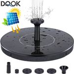 Solar Powered Floating Pump Water Fountain Birdbath Pond Pool Garden Fishpond