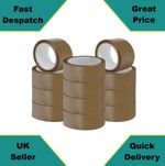 BROWN PARCEL  TAPE PACKING PACKAGING STRONG ROLLS CARTON SEALING 48MM X 66M