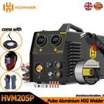Single Pulse MIG Welding Machine Aluminium Dual LED Display MIG/TIG/MMA Welder