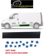 Fits Vauxhall Vivaro Left Side Long Trim Moulding Strip Panel 2002–2013 Van LH