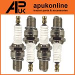 4x Spark Plugs Long Reach for Ferguson TE20 TED20 Massey 35 Petrol 135 Tractor