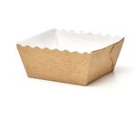 Bakery Direct Square Mini Loaf Card Disposable Easy Bake Moulds Single Portion