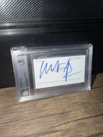 Christian Bale Patrick Bateman Autograph Business Card American Pyscho Beckett A