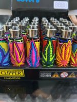 Clipper Pop Colourful Refillable Gas Lighters | Rubber Case | Trendy & Durable