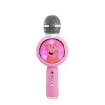 Peppa Pig Popsing Wireless LED Light Up Karaoke Microphone - Pink  