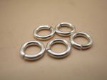Replacement Silver Jump Rings For Attaching Fobs Charms T Bars To Albert Chain