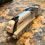 Spencer Toy Train Engine with Tender Wooden Style Pre-School Young Children