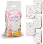 BABY born Nappies 5-Pack, Cute Nappy That Fits Dolls Up to 43cm, 838358 Zapf... 
