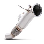 4.5" STAINLESS EXHAUST FRONT DOWNPIPE FOR BMW 1 2 SERIES F20 F22 B58 M140i M240i