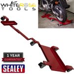 Sealey Motorcycle Dolly Rear Wheel - Side Stand Type Automotive Garage Workshop