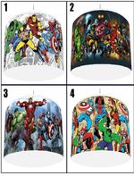 MARVEL AVENGERS SUPERHERO Kids Ceiling Light Shade / Lamp shade  in  4 DESIGNS