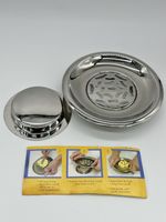 Vintage French Coquillor Depose Silver Plated Butter Curler Dish Made In France