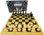 Large Wooden Chess Set Folding Chessboard & Pieces