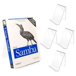 5Pcs Acrylic Book Stand Clear, Answaily Holders Large, transparent 