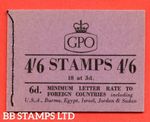 SG. L6. 4/6 1958 October. St Edwards Crown. Purple Cover Type B B52017