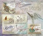 Stamps Mosambik 2012 Mi 6083-6088 Sheetlet MNH 2012 Marry Anning (1799-1847)