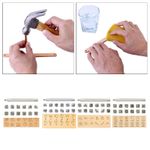 Leather Embossing Stamp Punch Set Zinc Alloy Tools for Craft Leather Pattern