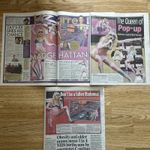 Madonna Newspaper Articles Times Square Mint Condition UK 