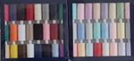COATS MOON TKT120 BOX OF 24x1000 YARDS POLYESTER SEWING THREAD MIXED  COLOURS