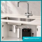 Chrome 3-in-1 Instant Boiling Hot Water Tap Including Tank & Filter