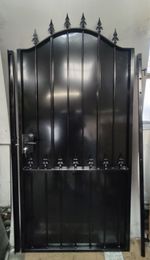 Beautiful arched Sheeted Gate, Arched Gate, Pedestrian Gate, Metal Door, Gate,