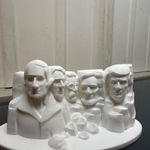 President Donald Trump Mount Rushmore TrumpMore MAGA 3D Printed White