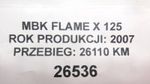 MBK FLAME X 125 E397E-121048 Engine 1 Piece