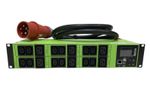 Raritan PX3-1906R-K301 3-phase 32A 22kVA 6x C19 12x C13 Rack 2U Metered PDU