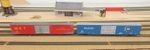 ATHEARN HO GAUGE 86 FT HI-CUBE BOX CARS- WABASH & MKT