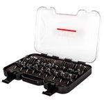 Excel 1/4" Shank 35 Piece TCT Router Cutter Bit Set with Transparent Case
