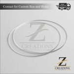 Clear Acrylic Discs Laser Cut to Polished Finish Contact to Order Custom Sizes