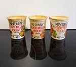 Raines Mr Men Yoghurt Pots x3 - Mr Funny Peach Melba & Mr Greedy Strawberry RH80