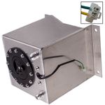 Aluminium Silver 2.5 Gallon 10 Litre Fuel Cell Tank w/Sensor+ Foam AN10 Fitting